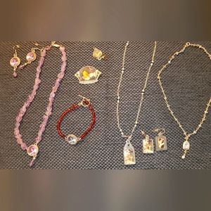 Dawn Estrin Signed Sterling Silver Amethyst Pearl's Crystals Collectors Lot